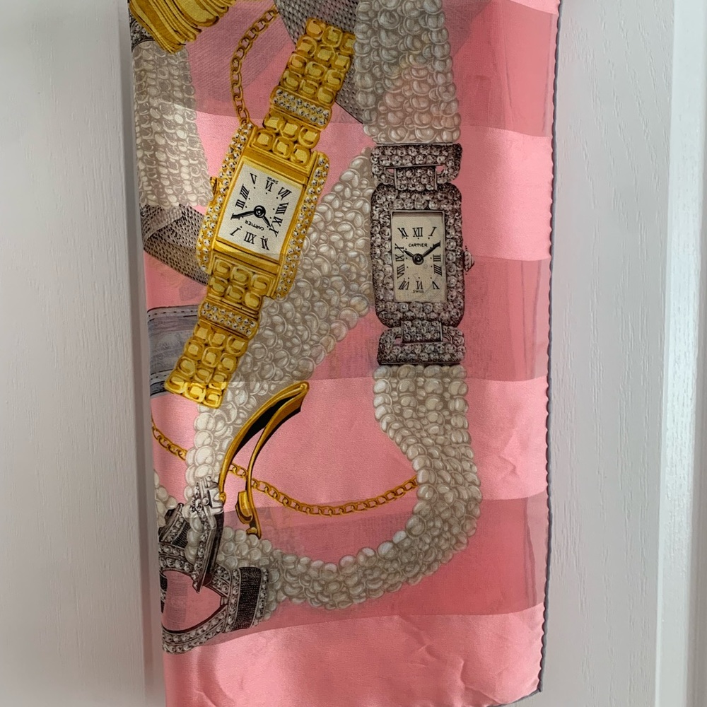 Authentic Must de Cartier Scarf